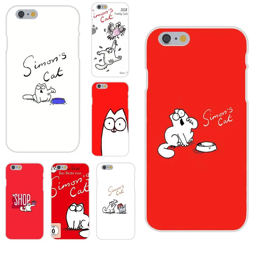 

For Galaxy J1 J2 J3 J330 J4 J5 J6 J7 J730 J8 2015 2016 2017 2018 mini Pro TPU Phone Cases Cover Lovely Red Simons Cat