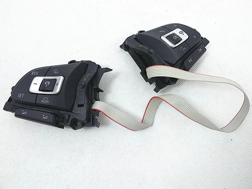 MFS button Multifunctional Steering Wheel Button Key with ACC MFSW Steer Switch for Golf 7 Mk7