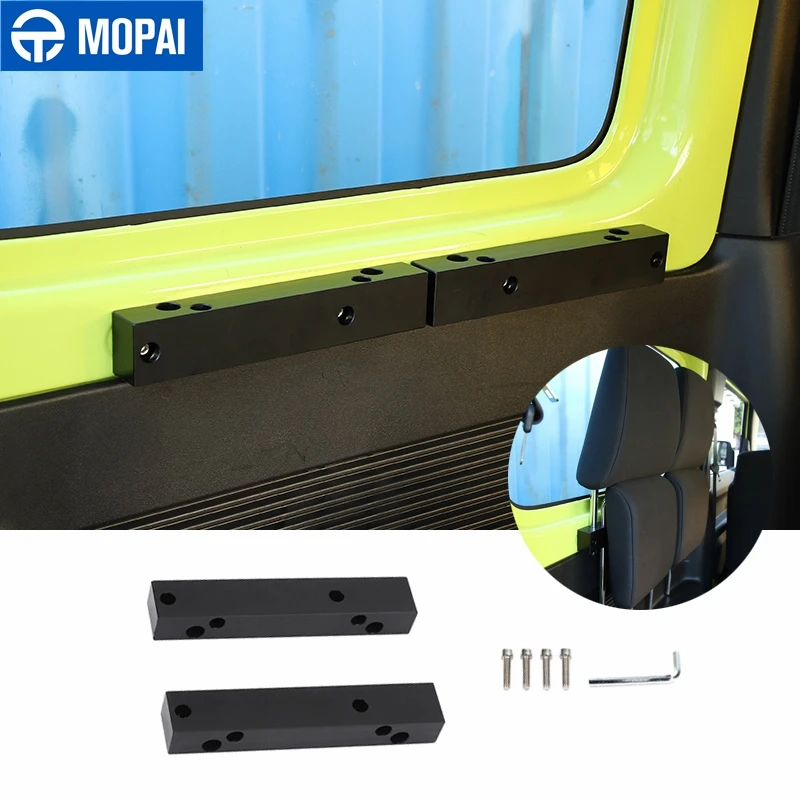 MOPAI Interior Mouldings for Suzuki Jimny 2019+ Car Seat Headrest Bracket for Suzuki Jimny 2019 2020 Car Accessories