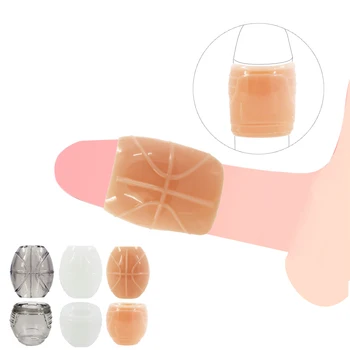 

Male Condom Penis Scrotal Bound Ring Enlargement Reusable Scrotum Binding Cock Ring Delay Penis Sleeve Intimate Sex Toys For Men