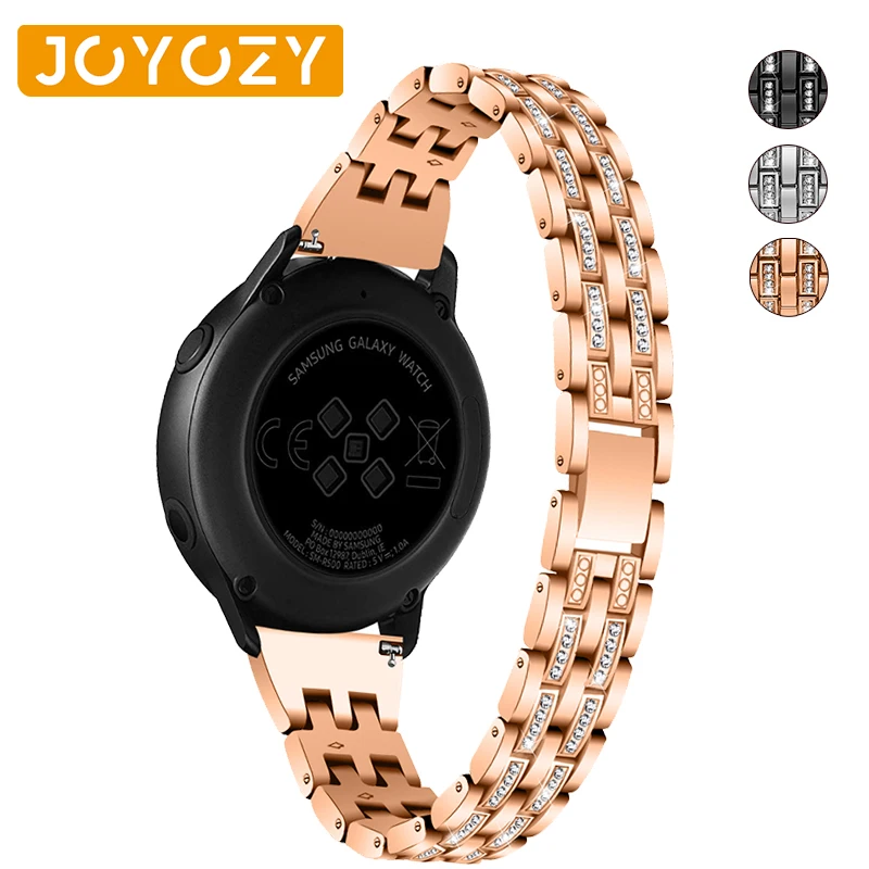 Joyozy изысканный бриллиантовый браслет вечерние Для samsung gear S2 20 мм часы ремешок из нержавеющей стали для samsuang galaxy часы активные