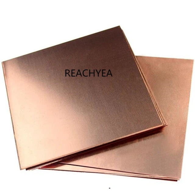 99.9% Pure Copper Sheet Plate 0.5mm 0.8mm 1mm 2mm 3mm Thickness Diy  Customized Size Copper Plates 18/20/24 Gauge - Tool Parts - AliExpress