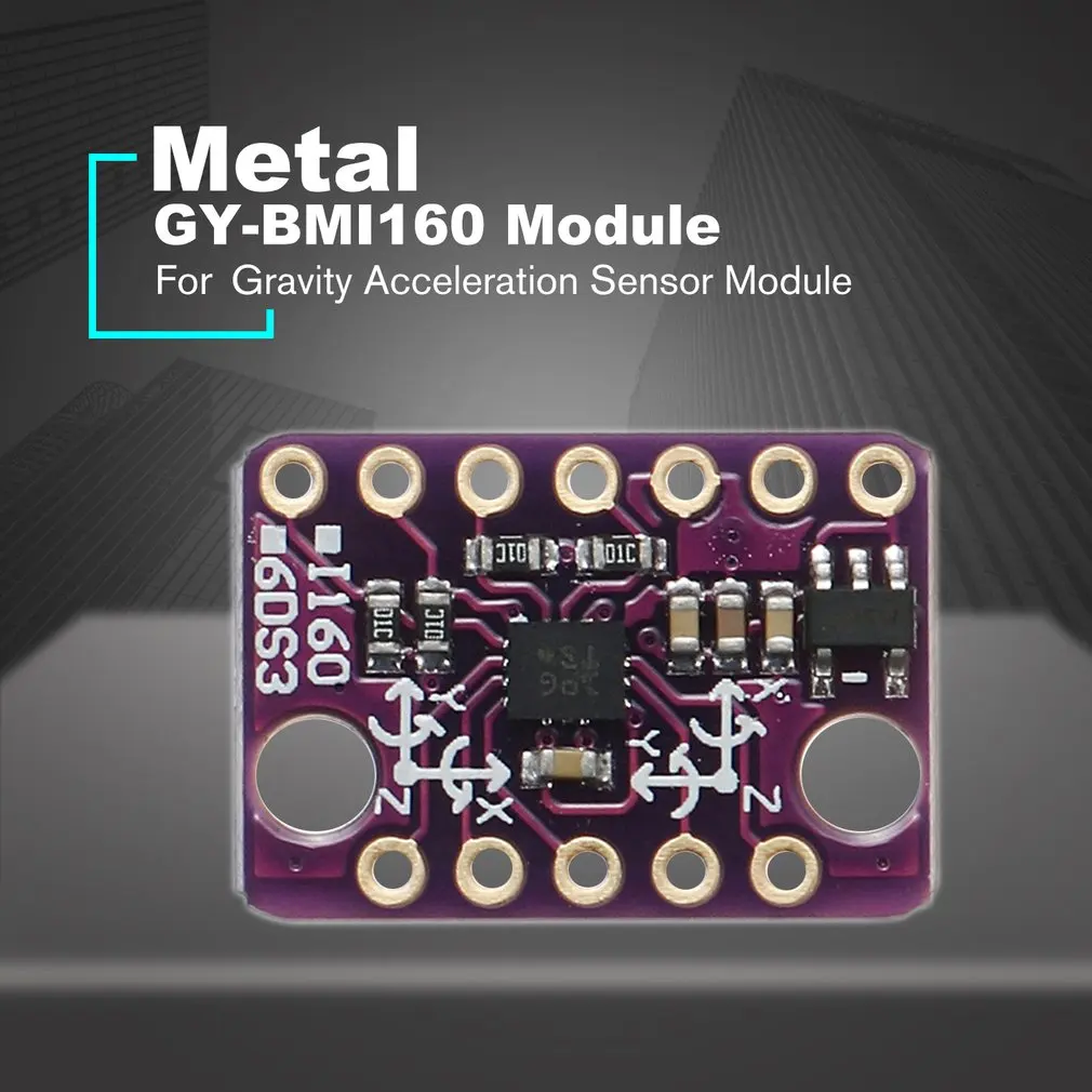 GY-BMI160 модуль 6DOF 6-axis скорость угловых скоростей гироскоп+ акселерометр Сенсор силы тяжести IICSPI Связь протокол 3-5V