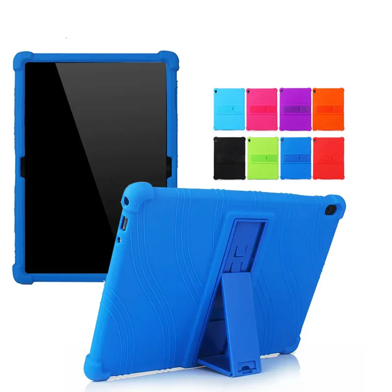 Silicon Kids Case For Lenovo Tab M10 TB X605F TB X605L Stand Cover For