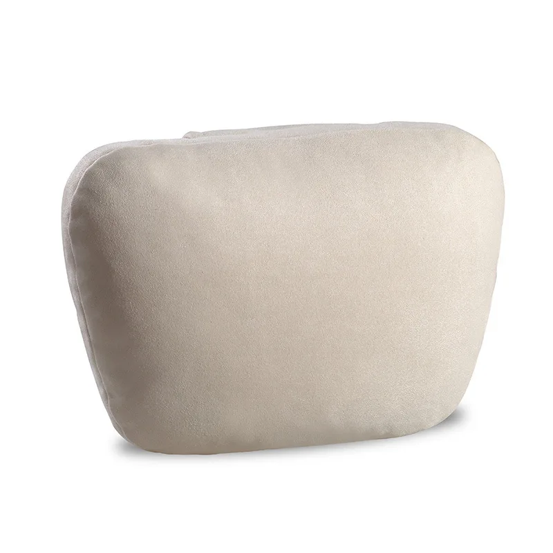 Подушка для шеи в автомобиль подушка Автомобильная дышащая Автомобильная подушка подушки для шеи сиденья 30*19 см аксессуары для автостайлинга - Цвет: creamy white