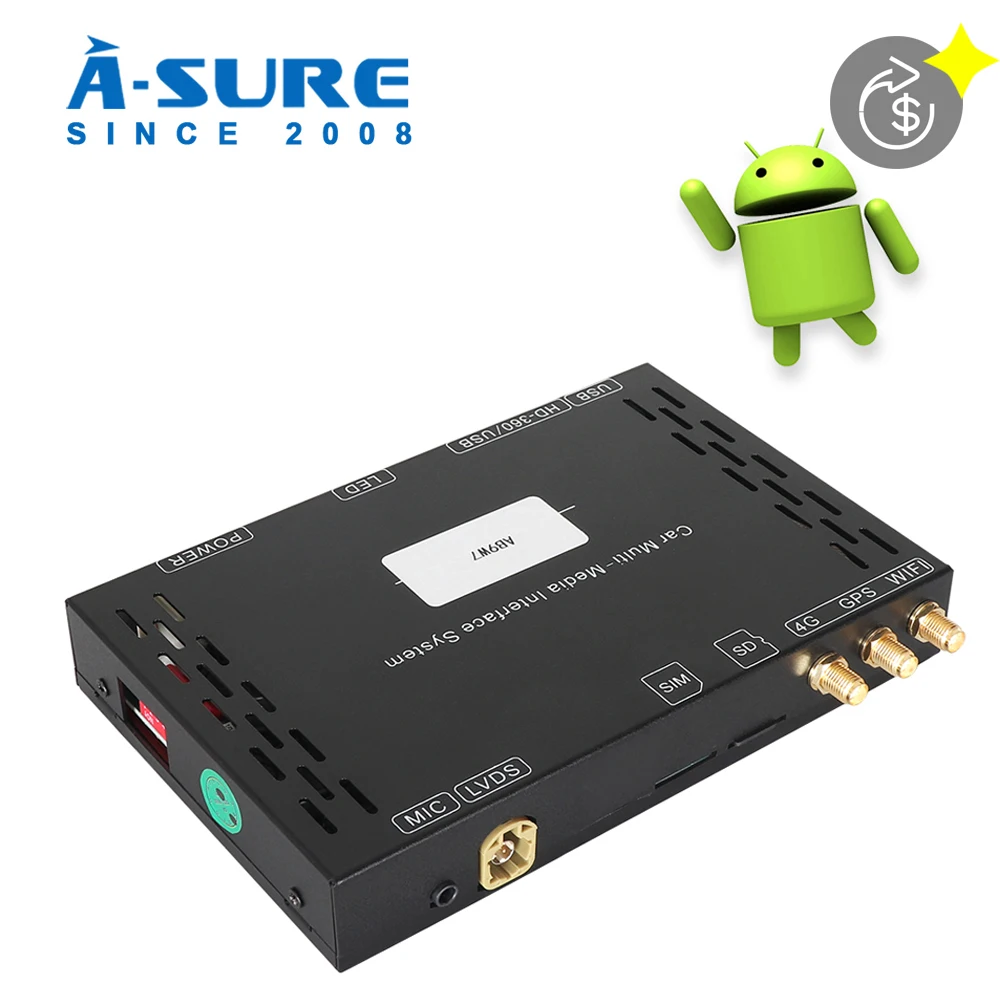 Видеоинтерфейс A Sure Android 9 0 GPS Navi 4G для Volkswagen VW Tiguan L Polo Golf 5 6 Passat B7 B8 MK7 Touran Seat