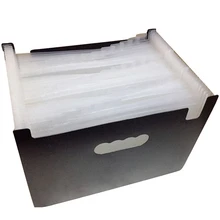 Белая 37 карманная папка-гармошка A4 большой пластиковый расширяемый файл органайзеры стоячие Аккордеоны папка для документов Busin