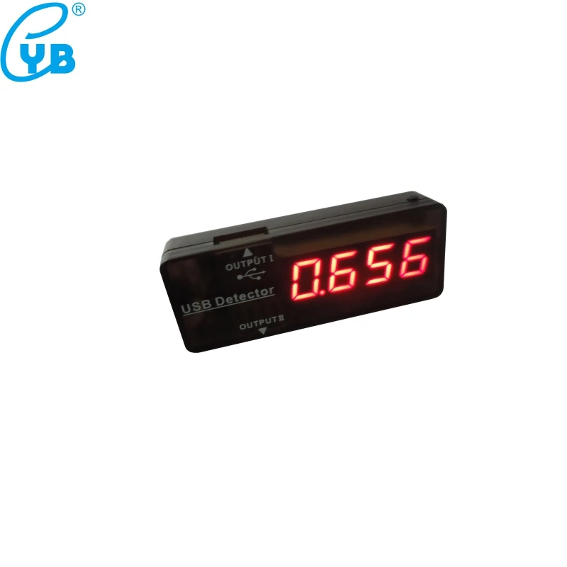 YB26A светодиодный цифровой измеритель напряжения емкости USB тестер вольтметр