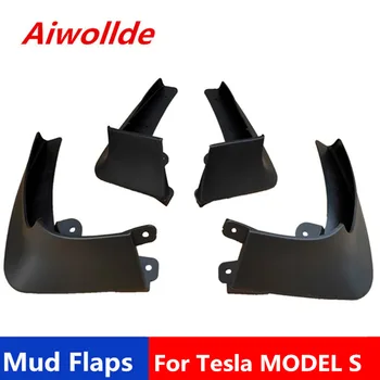 

Car Mudflaps For Tesla MODEL S 2014-2019 Splash Guards Mud Flap Mudguards Fender Car Styling Accessories