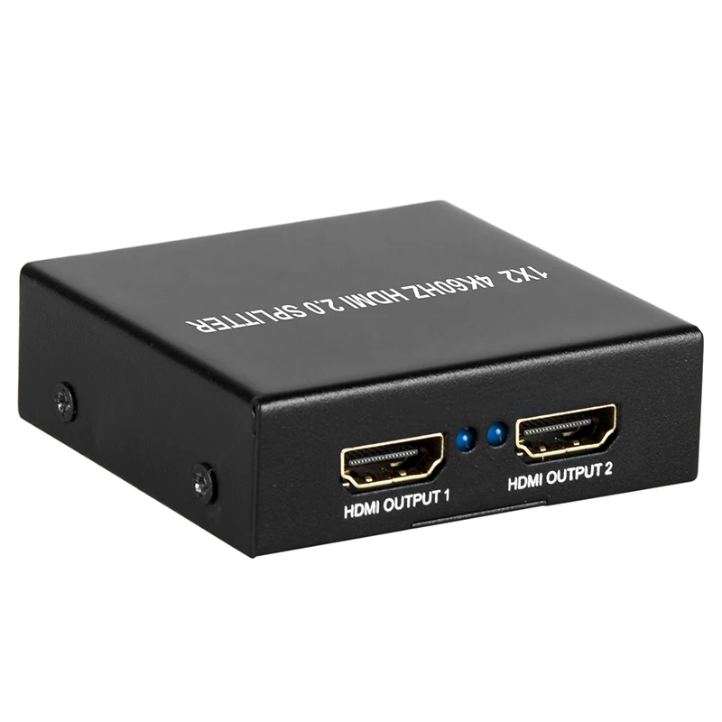 Ультра тонкий 1x2 HDMI2.0 4K2K 60 Гц разветвитель