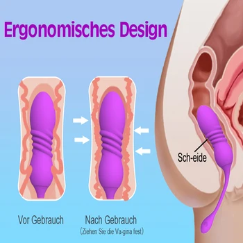 Prostate Massager Male Telescopic Vibrator Wireless Remote Control Dildo Butt Plug Vibrators G Spot Eggs Anal Sex Toys For Men 5