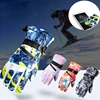 Winter Snowboard Ski Gloves PU Leather Non-slip Touch Screen Waterproof Motorcycle Cycling Fleece Warm Snow Gloves Unisex 2