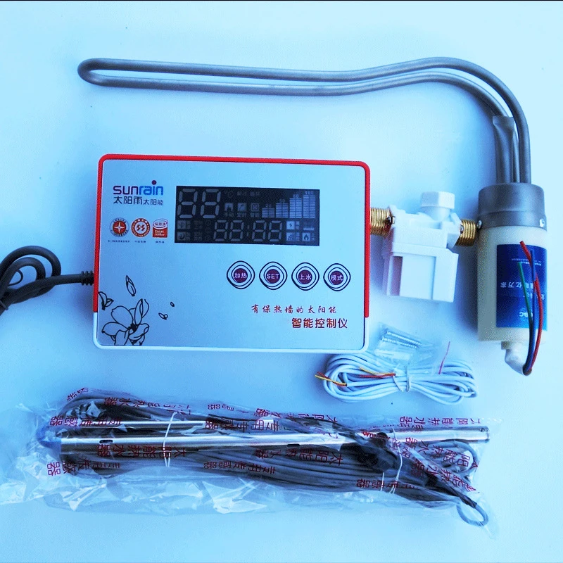 Solar Water Heater Controller Automatic Water Temperature Display Heater Solar Rain Meter Full Set of General Purpose
