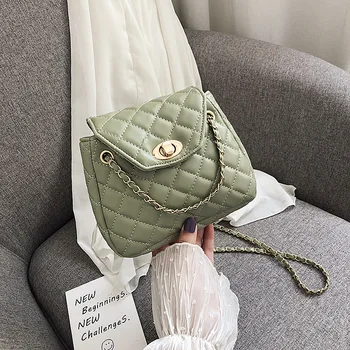 

Popular Bag Women's Bag Summer Hipster Messenger Bag Shoulder Bag Graceful Rhombus Chain Bag