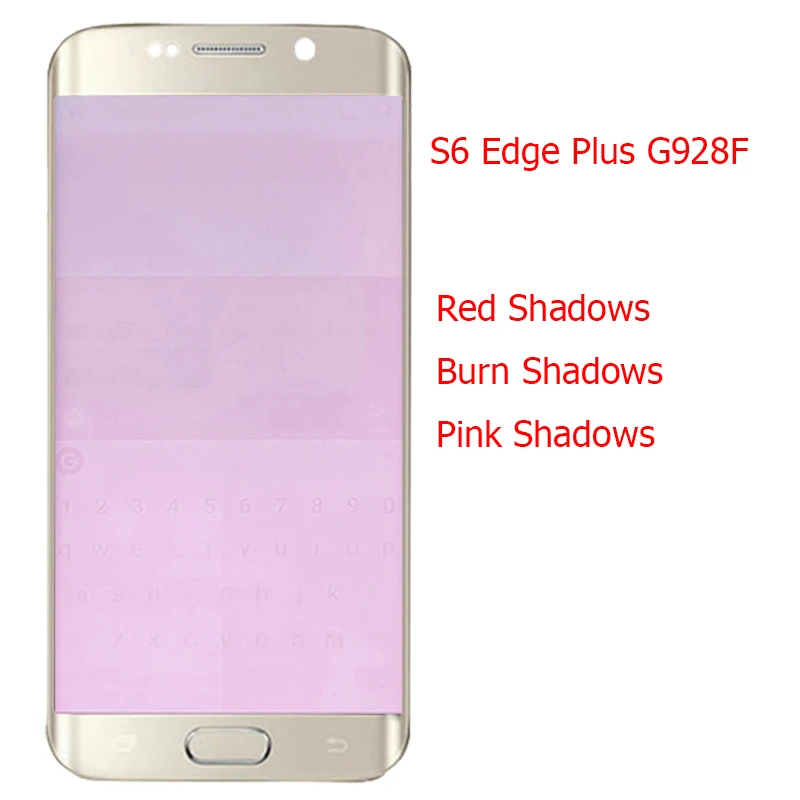 Оригинальный Super AMOLED ЖК дисплей для Samsung Galaxy S6 Edge Plus с рамкой 5 7 дюйма сенсорный