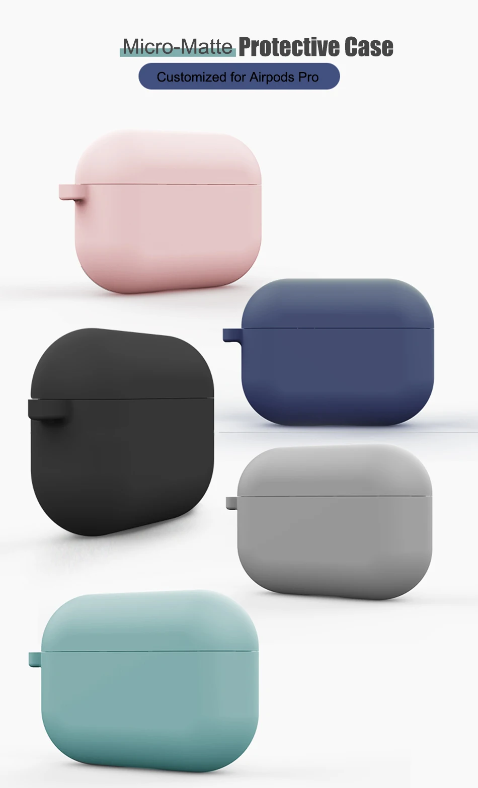 Силиконовый чехол для Airpods Pro, Bluetooth наушники, защитный, карамельный, милый, мягкий, противоударный, чехол для гарнитуры, для Airpods, 3 сумки