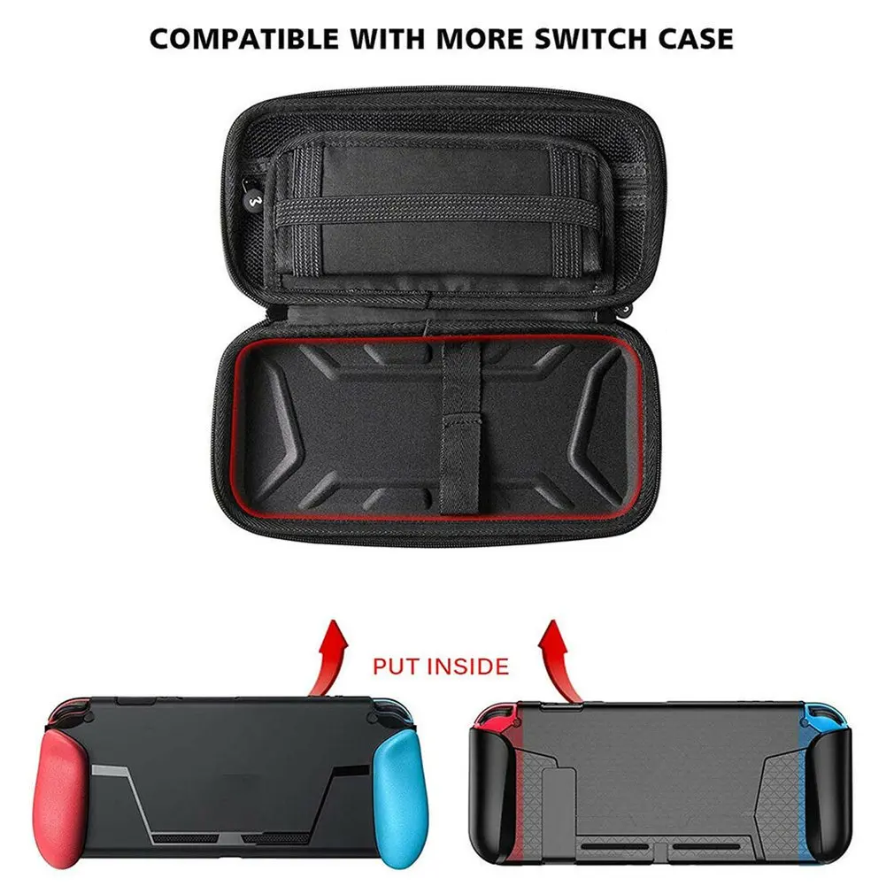 Жесткая Сумка для хранения дорожная сумка для переноски чехол для nintendo Switch ДЛЯ NS Zend Switch аксессуары защитный чехол черный красный