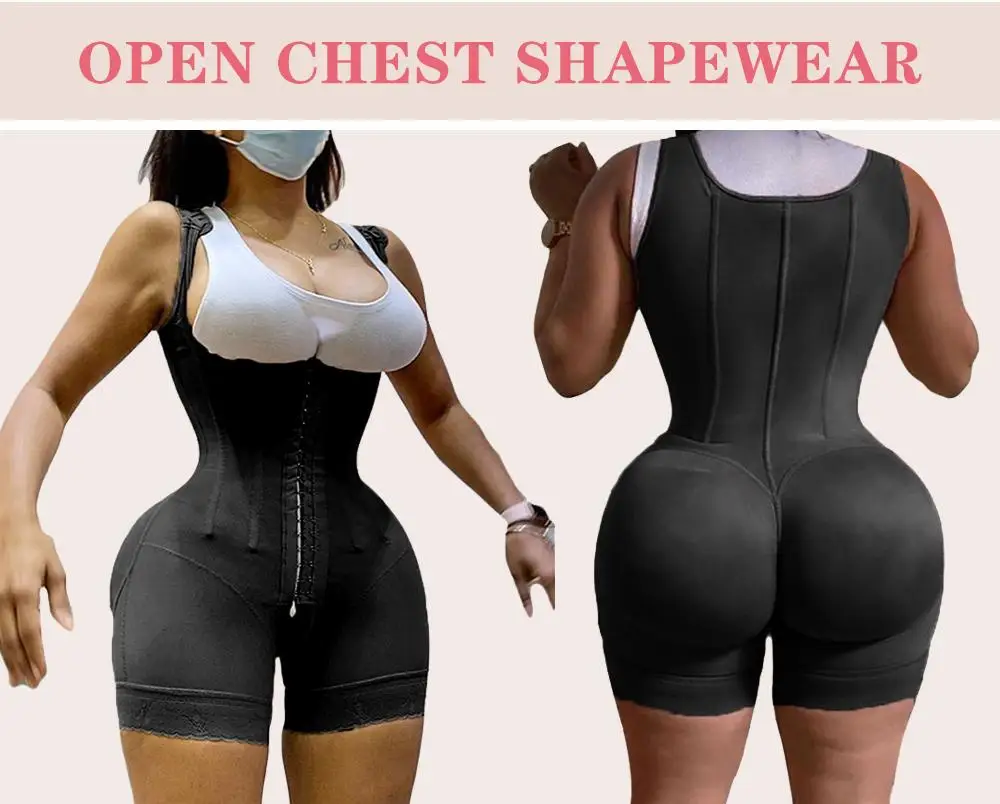 Shapewear Women Tummy Control Faja Reductoras Latex Body Shaper Levanta Girdle Slimming Underbust Corset Butt Lifter Waistrainer tummy control shapewear