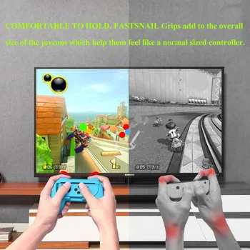 

2 PCS SET Joycon Bracket Holder Handle For Nintendo Switch NS Joy-Con Controller Gamepad HandGrip Stand Pink Red
