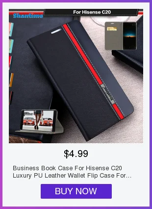 Кожаный чехол-кошелек для Hisense C20, силиконовый чехол-книжка для Hisense C20, деловой чехол