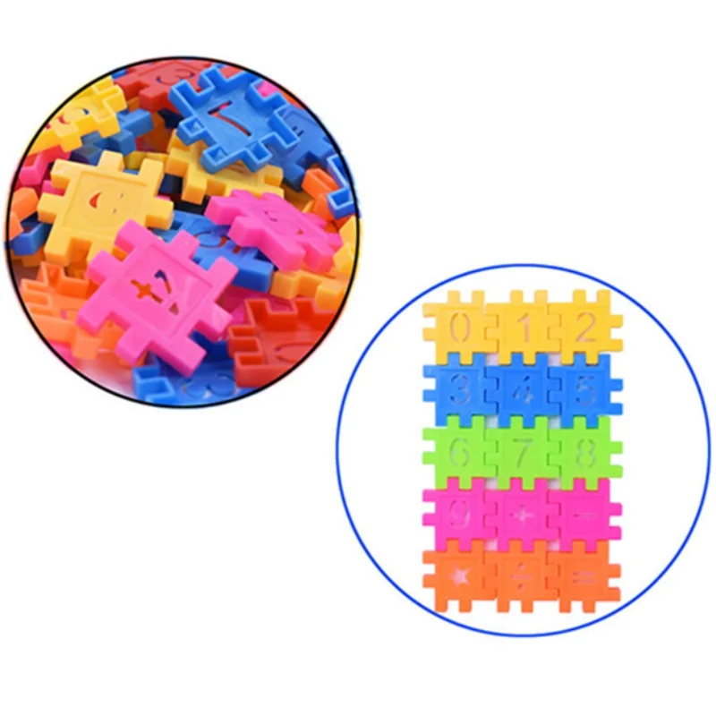 Детские Пластиковые Соединительные блоки умный ранний Развивающий Пазл детские игрушки в подарок