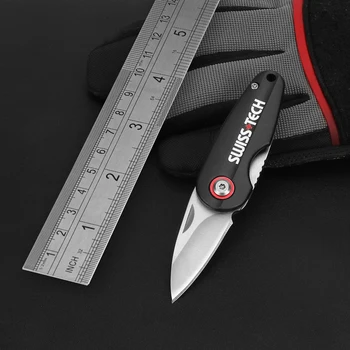 Multifunction MINI Folding Knife Portable Key Ring Camping Peeler Keychain Survival Outdoor Tool 2