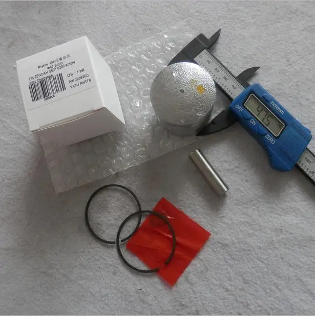 Комплект поршней G621 47 5 мм для ZENOAH RED MAX G6200 62CC цепная пила в сборе набор колец KOLBEN