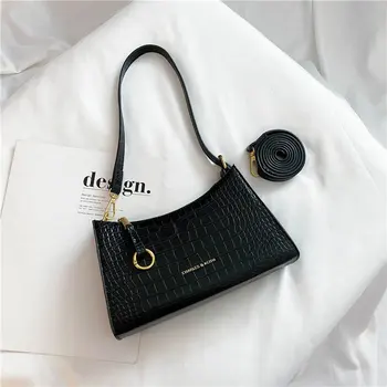 

Design Small Quality Leather Shoulder Bags for Women 2020 Elegant Handbags Female Travel Stone Pattern Hand Bag Channels Bag cc