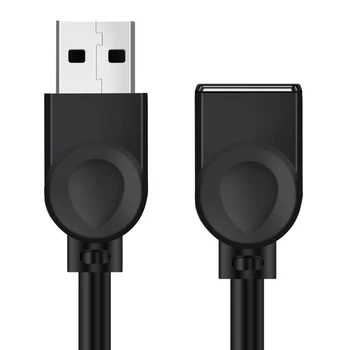 

1 PCSUgreen USB to USB Extension Cable Type A Male to Male USB 2.0 Extender for PC U Disk Hard Disk Webcom USB Cable Extension