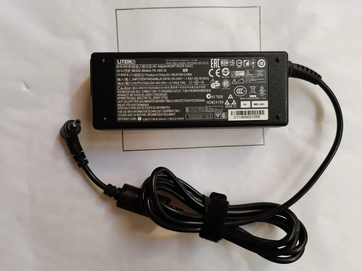 

NEW OEM LITEON 19V 4.74A PA-1900-32 4.0mm AC Adapter For Wacom 90W Cintiq Companion 2 Laptop