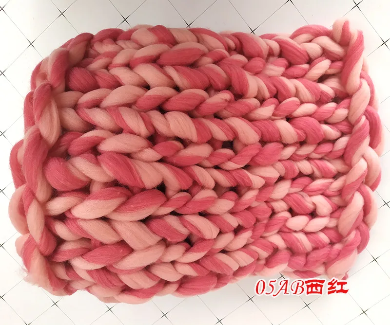 7 s/1 250 г/шт. 4 шт./лот 1,8-2,0 см Новая мода DIY вязание крючком необычная пряжа ручное вязание супер крупная Исландская шерсть необычная пряжа