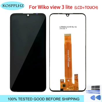 

KOSPPLHZ Original For wiko view 3 lite LCD Display Touch Screen Digitizer Assembly 6.09" view3 lite Phone LCD Tools