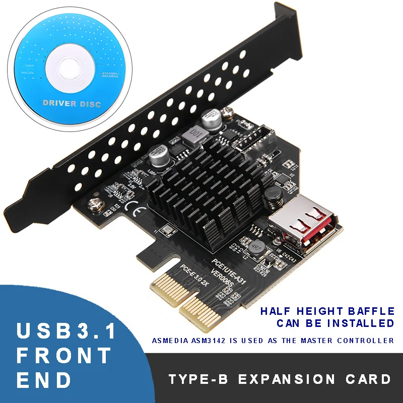 

For Motherboard 1pc High Speed USB 3.1 PCI-E Add On Card USB 2.0 Socket to PCI-E Express Expansion Cards Pohiks
