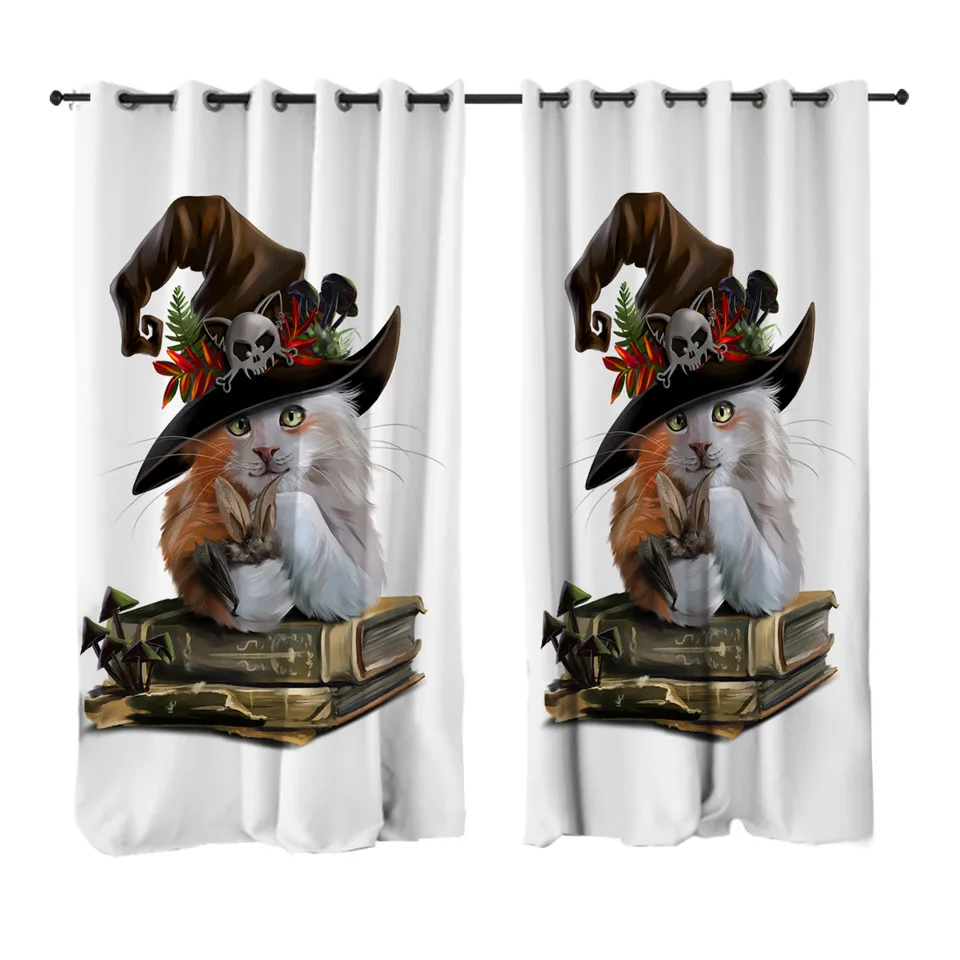 SW2434红猫巫师-白底