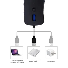 Игровые мыши RGB светодиодный беспроводной мышь двойной режим Бесшумная Bluetooth 4,0 оптическая для настольного компьютера легкие Компьютерные аксессуары для ноутбука