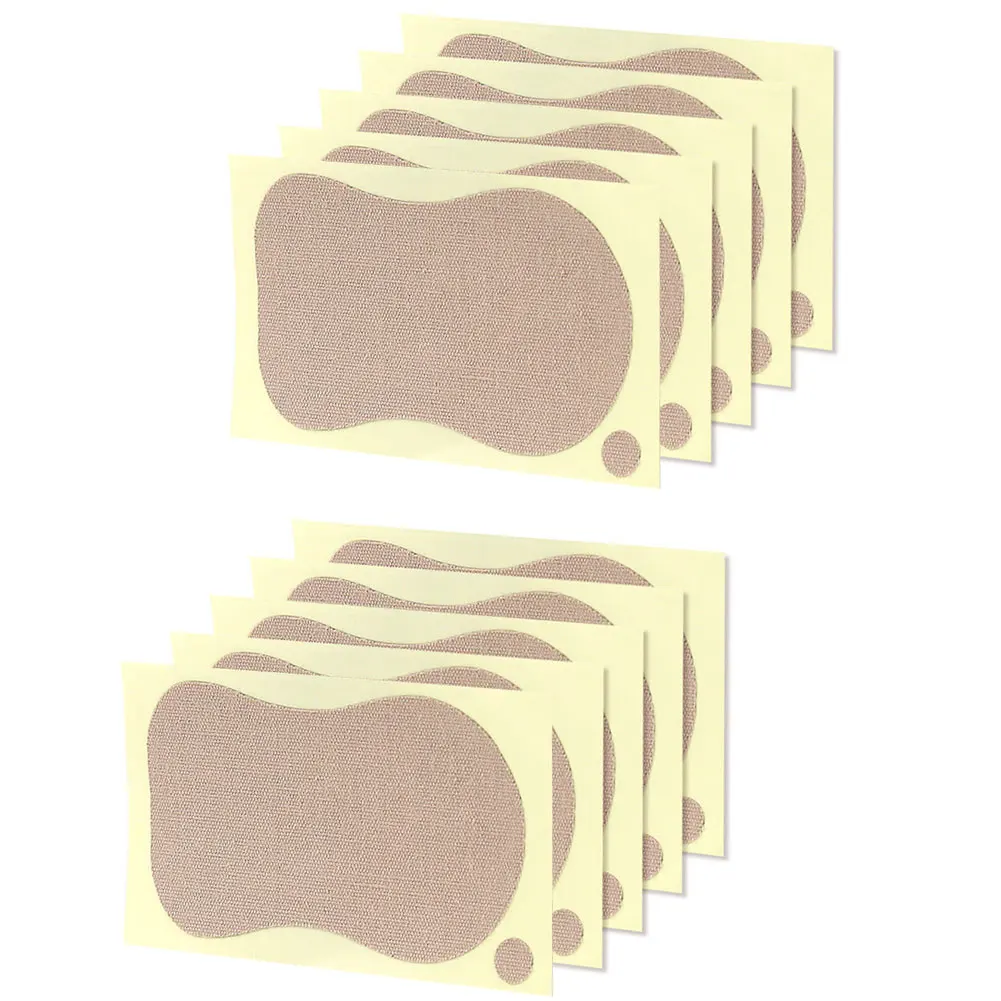 10 Uds sudor almohadillas de toallitas las axilas Anti Perspirant pegatinas verano Mujer desodorantes axilares para ropa camiseta