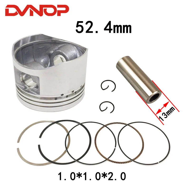 Kit De Anillo De Pistón De 52 Mm Para Yamaha Ag100 Dx100 Yb1 | Cuotas