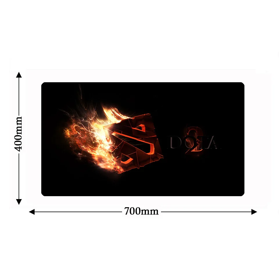 700*400*2mm Locking Edge DOTA 2 Game Gaming Office Computer Mouse Pad Speed Version Gamer Play Keyb