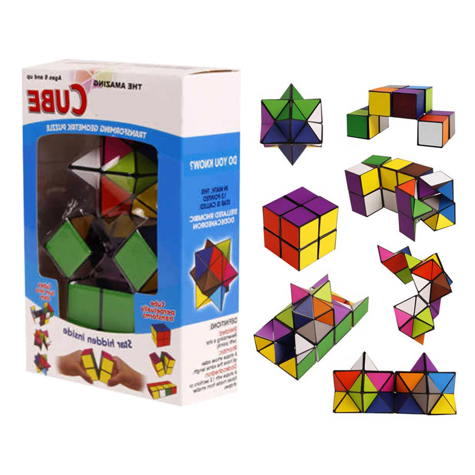 Antistress Infinite 3D Magic Star Cube Office Flip Cubic Puzzle Stress Reliever Autism Toys For Kid Adults