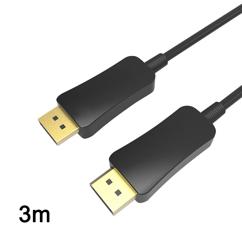 3m 4K 60Hz 1,2 версия DP волоконно-оптическая линия передачи позолоченная не ржавчина HD быстрая GDeals - Цвет: 3m