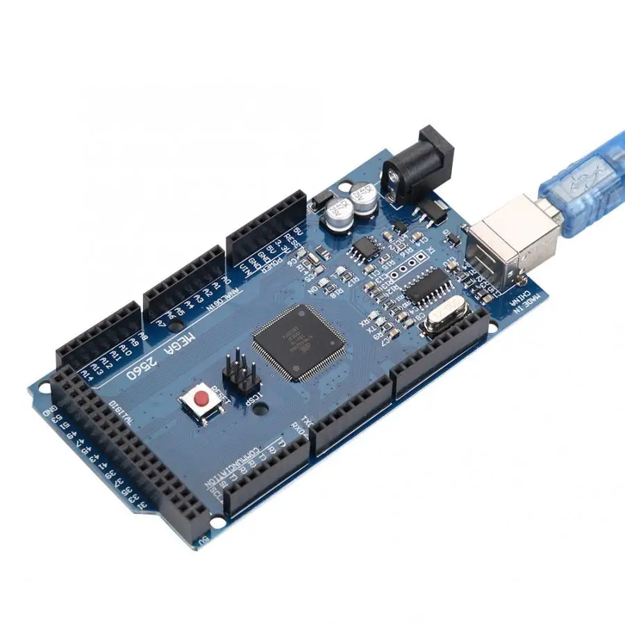 Горячая для Mega2560 R3 микроконтроллер модуль, Оптимизированная версия с usb-кабелем