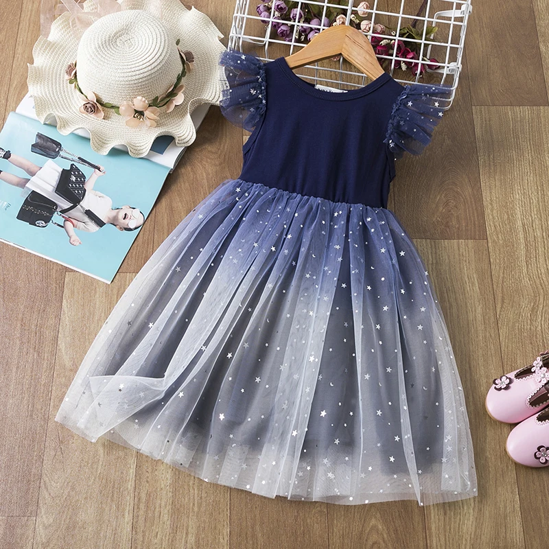 Snow White Anna Elsa Cosplay Costume Carnival Dresses For Girls Vestidos fantasia infantil Summer Princess Dress up Elsa 2 Print