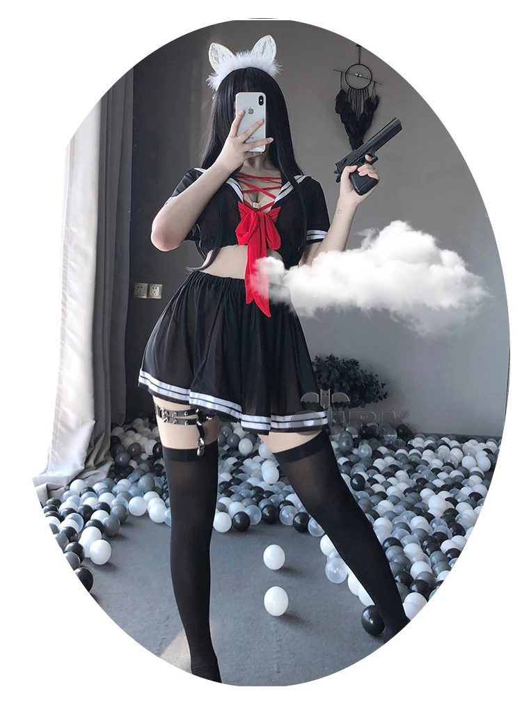 LILICOCHAN Ojbk Anime Cosplay Costume Student Black Uniform School Girl Ladies Erotic Dress For Women Soft Fabric Lace Miniskirt Outfit -Zentai shop online Heb16bb4a9878431b8e36bedddc0ce0a9k.jpg