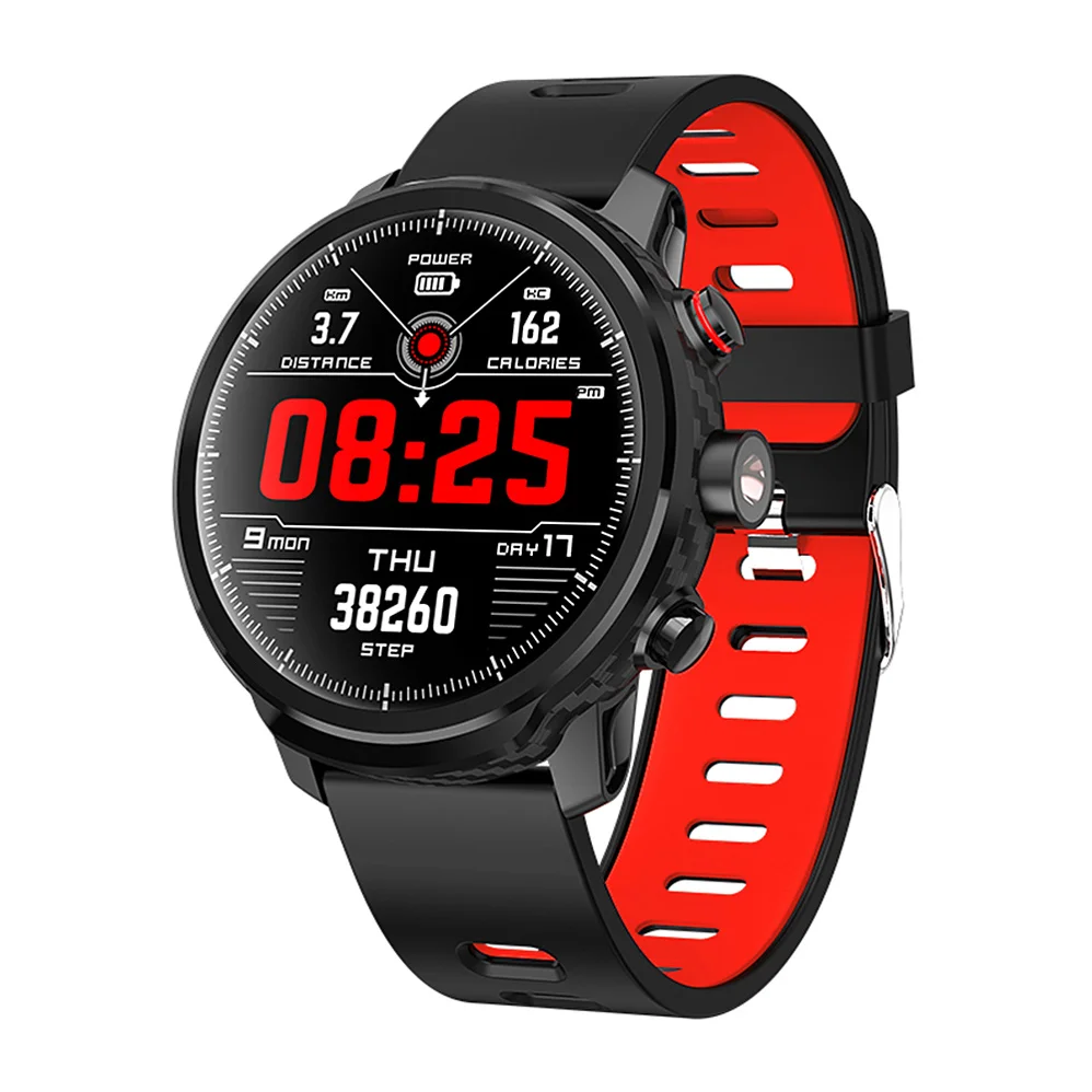 COLMI L5 Смарт-часы для мужчин IP68 Водонепроницаемый несколько видов спорта режим сердечного ритма погоды Bluetooth Smartwatch в режиме ожидания 100 дней - Цвет: SMART WATCH RED