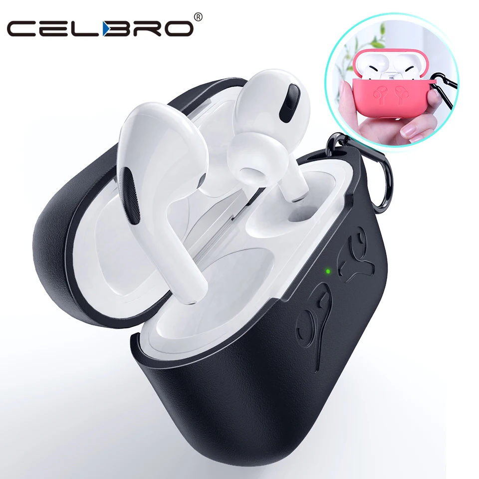 Мягкий силиконовый чехол для Airpods Pro Air pods защитный наушников силиконовые чехлы