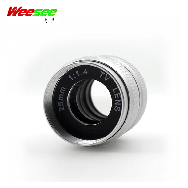WS 25 мм объектив f/1,4 C крепление CCTV f1.4 объектив для камеры Micro 4/3 m4/3 Nex GX1 OM-D1