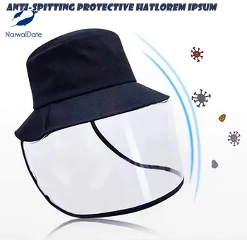 

Fisherman Mask Hat Anti-Spitting Protective Cover Outdoor Adjustable Anti-Fog Saliva Particulate Splash Dustproof Peaked Cap Hat