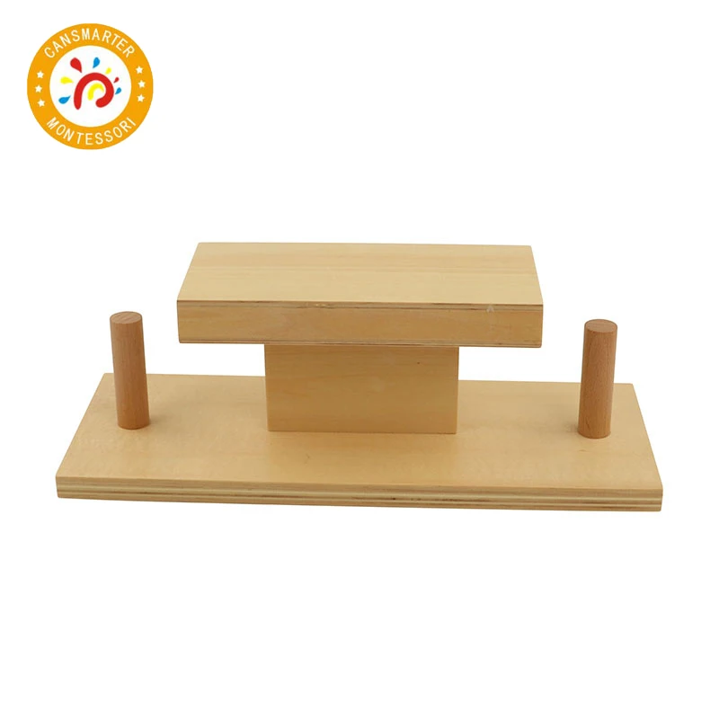  Montessori Material Ring Slide Small Wooden Preschool Early Learning Tool Teaching Aids School Home