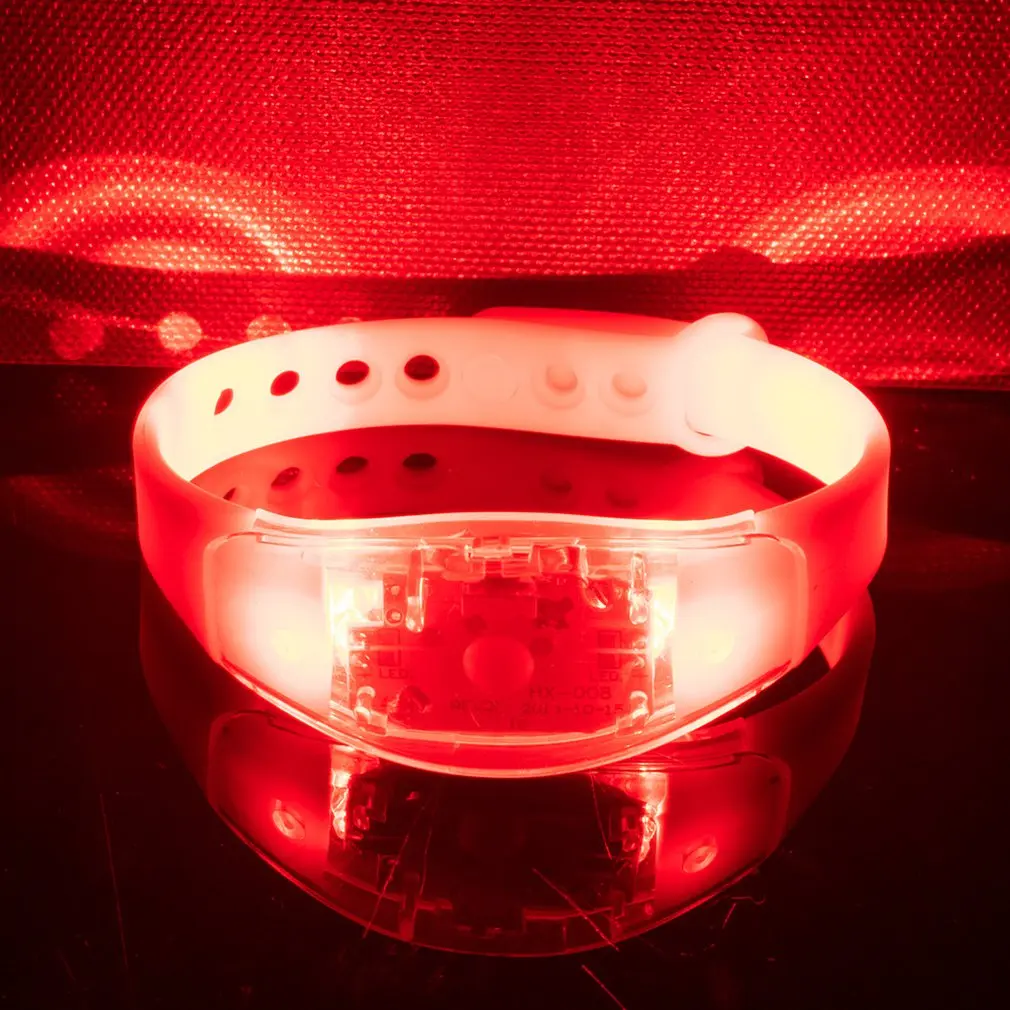 Adjustable Led Bracelet Outdoor Cycling Night Running Men Women Sporting Goods Customizable Logo Bracelet