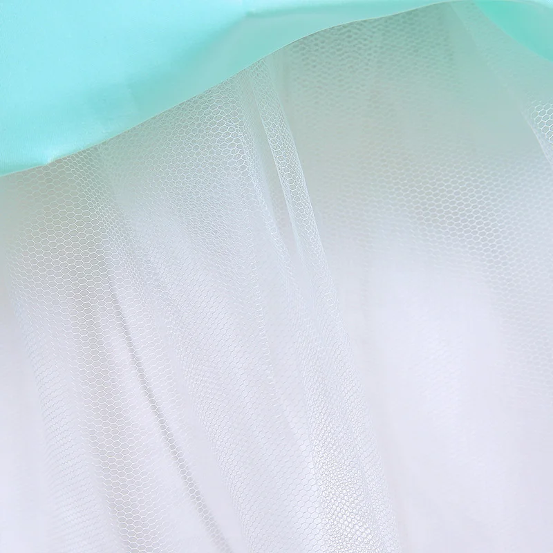 2020 Toddler Girls Mess Ball Gown Dresses Elegant Polka Star Tulle Dress Children Princess Party Wedding Dress 3 5 6 8 9 10 year (9)